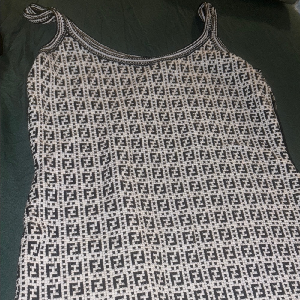 Fendi Black and White Women's Top